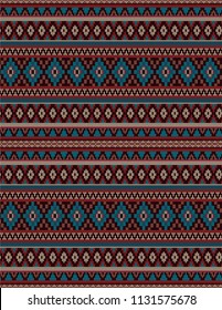 Knitted Indian rug paisley ornament seamless pattern. Ethnic Mandala towel, yoga mat. Vector Henna tattoo style for textile, greeting business card background, coloring book, phone case print