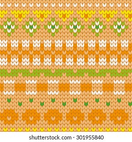 knitted kinder seamless pattern