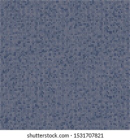 Knitted Marl Variegated Heather Texture Background. Denim Gray Blue Blended Line Seamless Pattern. For Woolen Fabric, Dyed Nordic Textile, Triblend Melange Scandi All Over Print. Vector Eps 10  