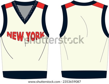 knitted men's wear  vector template 
