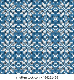 knitted Norwegian seamless pattern 