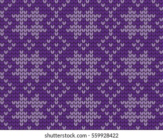 knitted Norwegian seamless pattern