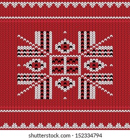 knitted ornament