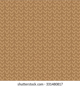 Knitted Pattern Arc Doodling Hand Drawn