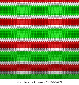 Knitted pattern background texture. Vector illustration.