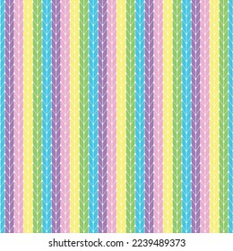 Traje azul, verde, rosa, amarillo y violeta de color pastel sin inconvenientes, tela, tela nórdica, tela
