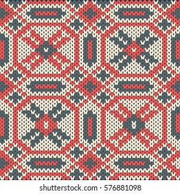 knitted pattern for national motives