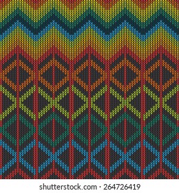 Knitted Pattern Texture design. Abstract Background.