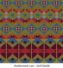 Knitted Pattern Texture design. Abstract Background.