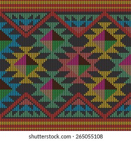 Knitted Pattern Texture design. Abstract Background.