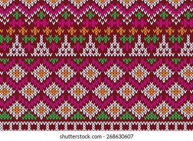 Knitted Pattern Texture design. Abstract Background.