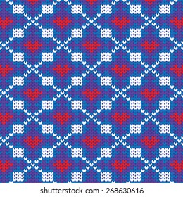 Knitted Pattern Texture design. Abstract Background.