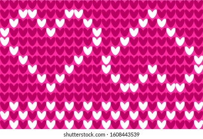 Knitted pattern for Valentine's Day