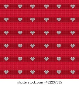 knitted pattern. vector illustration. for design, fashion