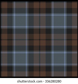 Knitted Plaid Tartan Pattern