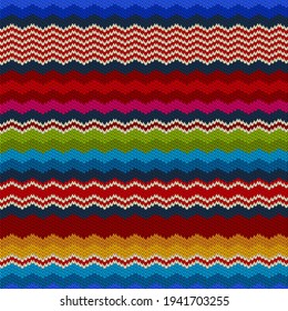 Textura poncho de punto de punto para el diseño, fondo vectorial