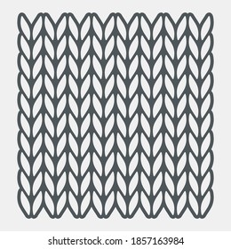 Knitted seamless background tile quality vector illustration cut svg
