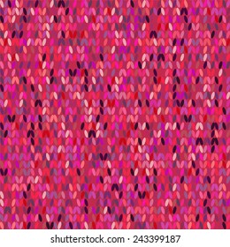 Knitted seamless colorful background. Design template with place for your text. Can be used for web pages, identity style, printing, invitations, banners, cards, wedding.
