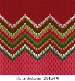 Knitted Seamless Fabric Pattern