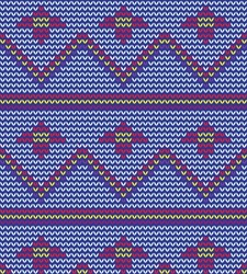 Knitted Seamless Fabric Pattern, Beautiful Blue Red Yellow White Purple Knit Texture