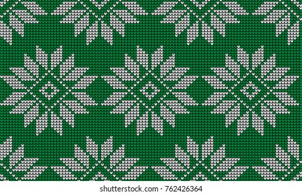 knitted seamless Norwegian pattern