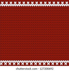 Knitted seamless ornament background