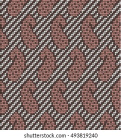 knitted seamless paisley pattern