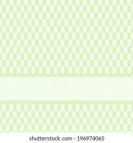 Knitted Seamless Pattern
