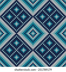 Knitted Seamless Pattern