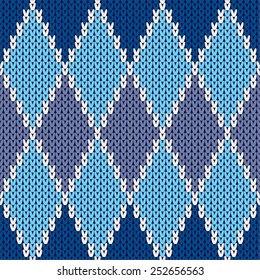 Knitted seamless pattern.