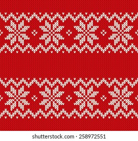 Knitted seamless pattern.