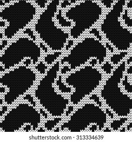 knitted seamless pattern 