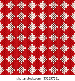 Knitted seamless pattern.