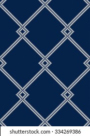 Knitted seamless pattern.