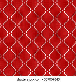 Knitted seamless pattern.