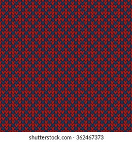 Knitted seamless pattern.