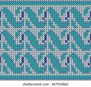 Knitted seamless pattern.