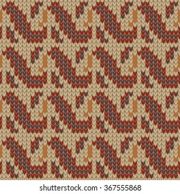 Knitted seamless pattern.