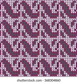 Knitted seamless pattern.