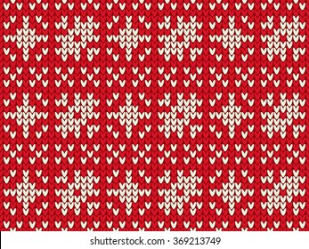 Knitted seamless pattern.