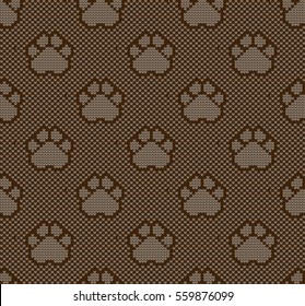 knitted seamless pattern