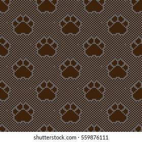 knitted seamless pattern