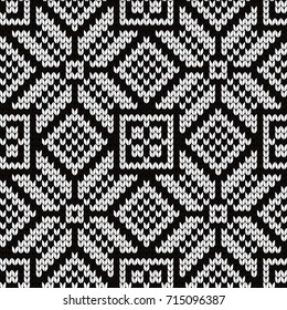 Knitted seamless pattern