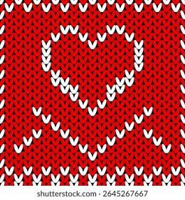 Knitted Seamless Pattern Background. Knit Texture for Design New Year Card, Christmas Invitation, family Winter Holiday Party, Vacation Travel Ski Resort Advertising Wallpaper Print.