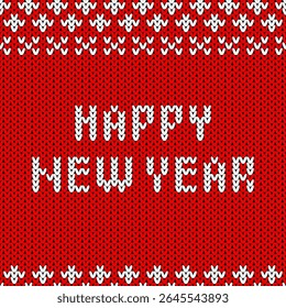 Fundo de padrão sem costura tricotado. Textura de tricô para o cartão de Ano Novo de design, Convite de Natal, família Festa de férias de inverno, Viagem de férias Ski Resort Publicidade Papel de Parede Imprimir.