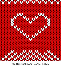 Knitted Seamless Pattern Background. Knit Texture for Design New Year Card, Christmas Invitation, family Winter Holiday Party, Vacation Travel Ski Resort Advertising Wallpaper Print.