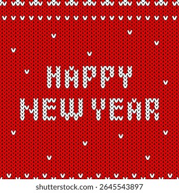 Knitted Seamless Pattern Background. Knit Texture for Design New Year Card, Christmas Invitation, family Winter Holiday Party, Vacation Travel Ski Resort Advertising Wallpaper Print.