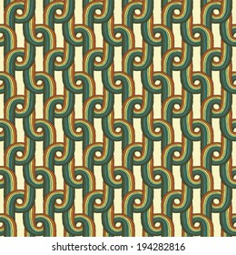 Knitted seamless pattern in colors is hand drawn composition. Illustration is in eps8 vector mode, background on separate layer. 
