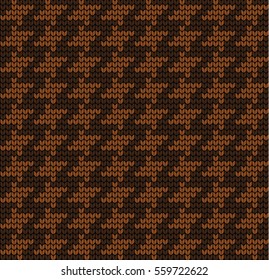 Knitted seamless pattern knitted pattern crow's feet