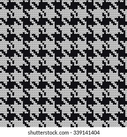 knitted seamless pattern goose pad